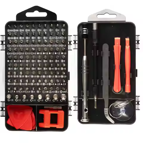 108pc Precision Phillips Head Screwdriver Driver Bits Kit Opening Pry Bar Tool for Electronics Phones Drones OEM ODM Ready