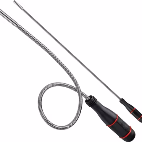 1pc 1lb Magnetic Flexible Pick Tool 550mm Long Coiled Steel Pickup Equipment for Garage Mechanics Auto Repair OEM ODM Ready DIY