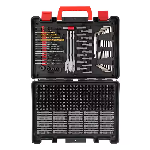300pc Metric Multi Steel Drill Bit Set HSS Metal Brad Point Wood Masonry Hex Keys Spade OEM ODM Ready Screw Nut Driver Bit