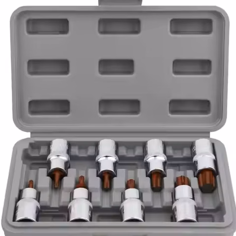 8pc 1/2\" Drive DIY Grade Torx Bit Socket Set T20-T70 Customizable OEM Support