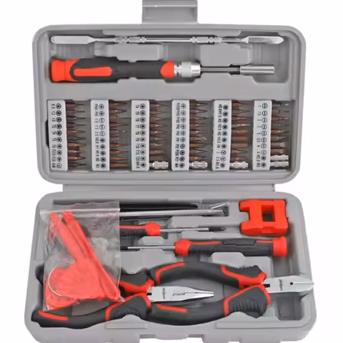 17pc Hand-Power Carbon Steel Tool Sets Jewelry Making Supplies Kit with Pliers and Accessories OEM Customizable in Hard Case