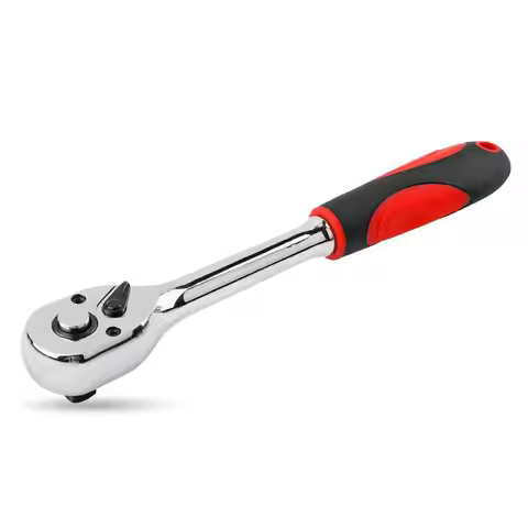 Hi-Spec 72-Tooth Quick Release Ratchet Wrench 1/2" Drive Carbon Steel DIY Industrial Grade Repairing OEM/ODM Customizable Model