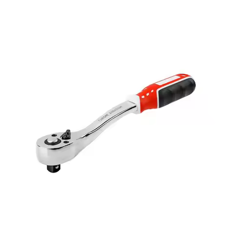 1/4\" Drive Quick-Release Ratchet Wrench with Offset Handle DIY Carbon Steel Wrench Customizable OEM Support