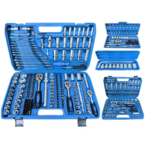 Wholesale Professional Auto Repair Tool Set Hi-Spec Portable Socket Wrenches and Spanners in OEM ODM with Hard Case Packaging