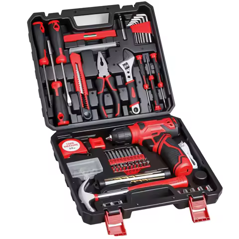 Wholesale 8V 12V Cordless Electric Drill Tool Set OEM ODM Custom Logo Color Lithium Hard Case Chrome Vanadium Steel Garden Use